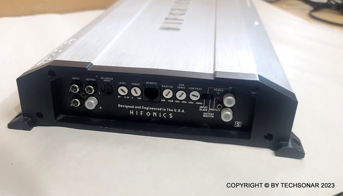 Hifonics BRX2400.1D Brutus Class D 2400W RMS 1 Ohm Mono Car Subwoofer Amplifier