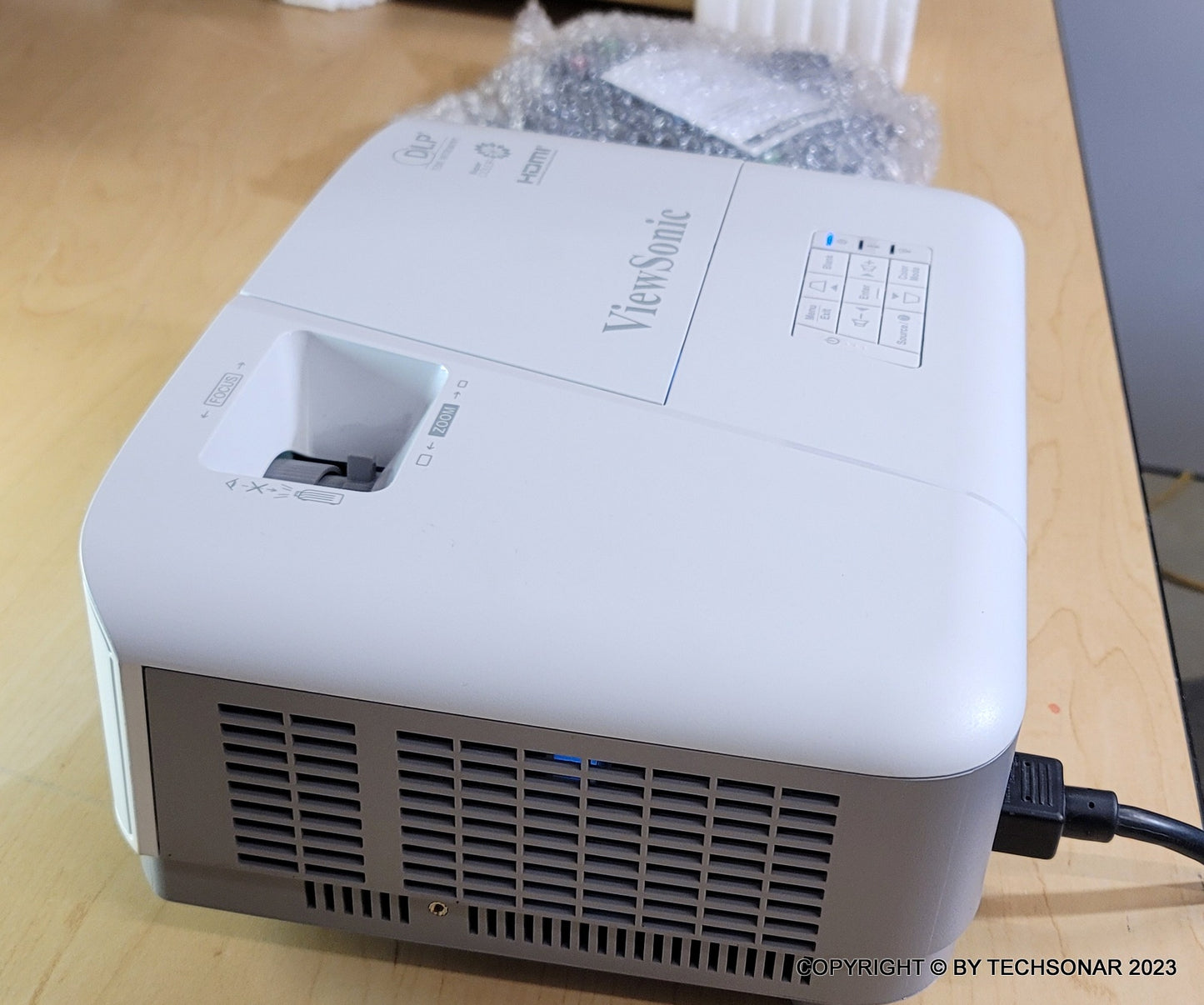 ViewSonic PA503X-3 3800 Lumens XGA Business and Home HDMI Projector White Used
