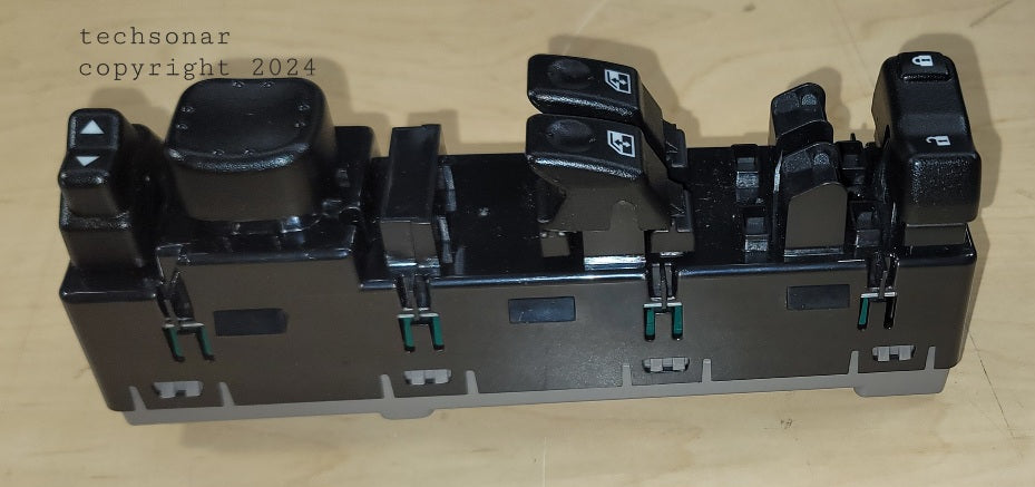 ATRACYPART 15883318 Front Driver Side Door Lock and Window Power Switch , For Chevrolet Silverado GMC Sierra 1500 2500 3500 2003 2004 2005 2006 Classic 2007