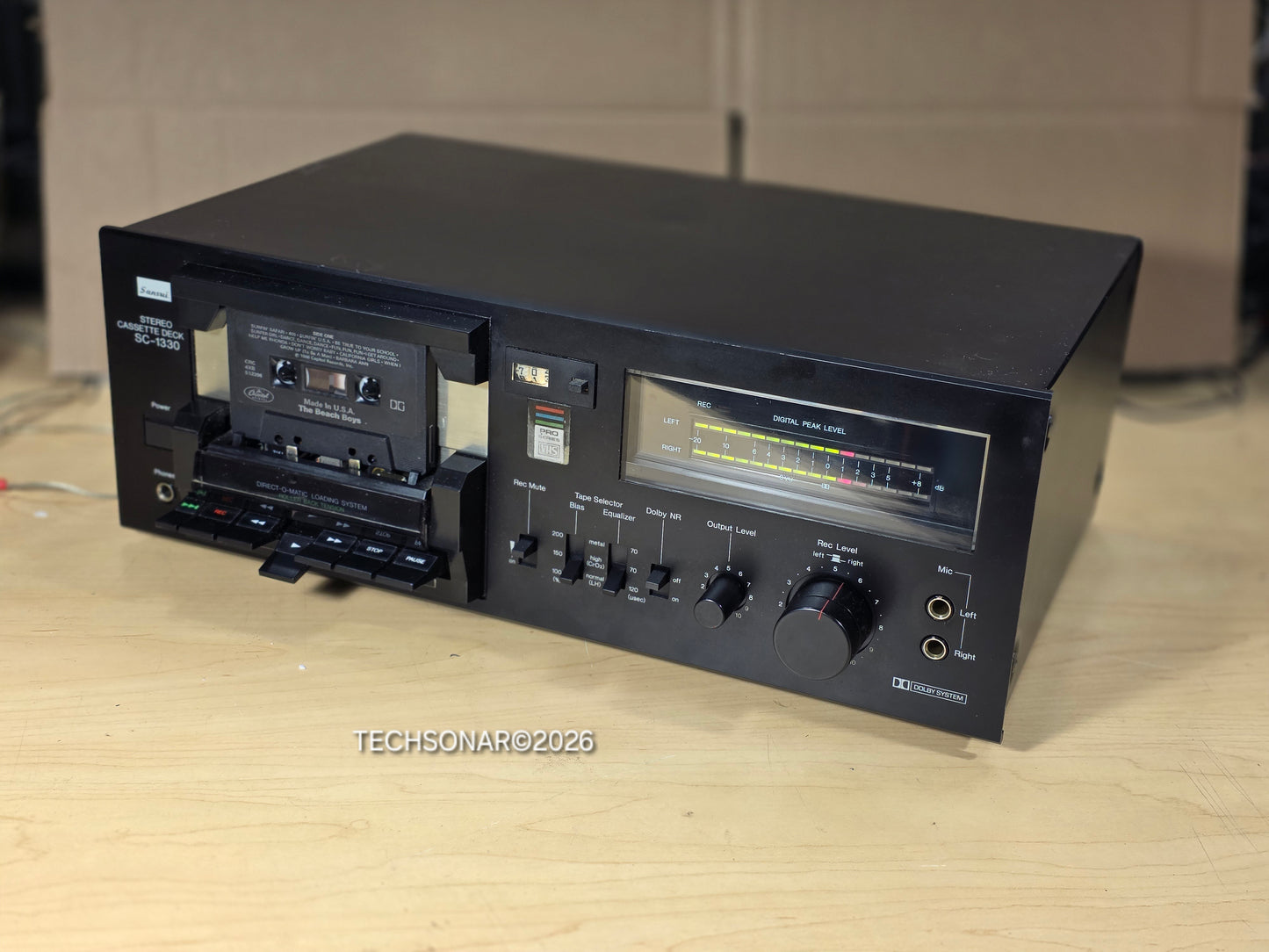 Sansui Cassette Deck SC-1330 Repaired and tested for working OK