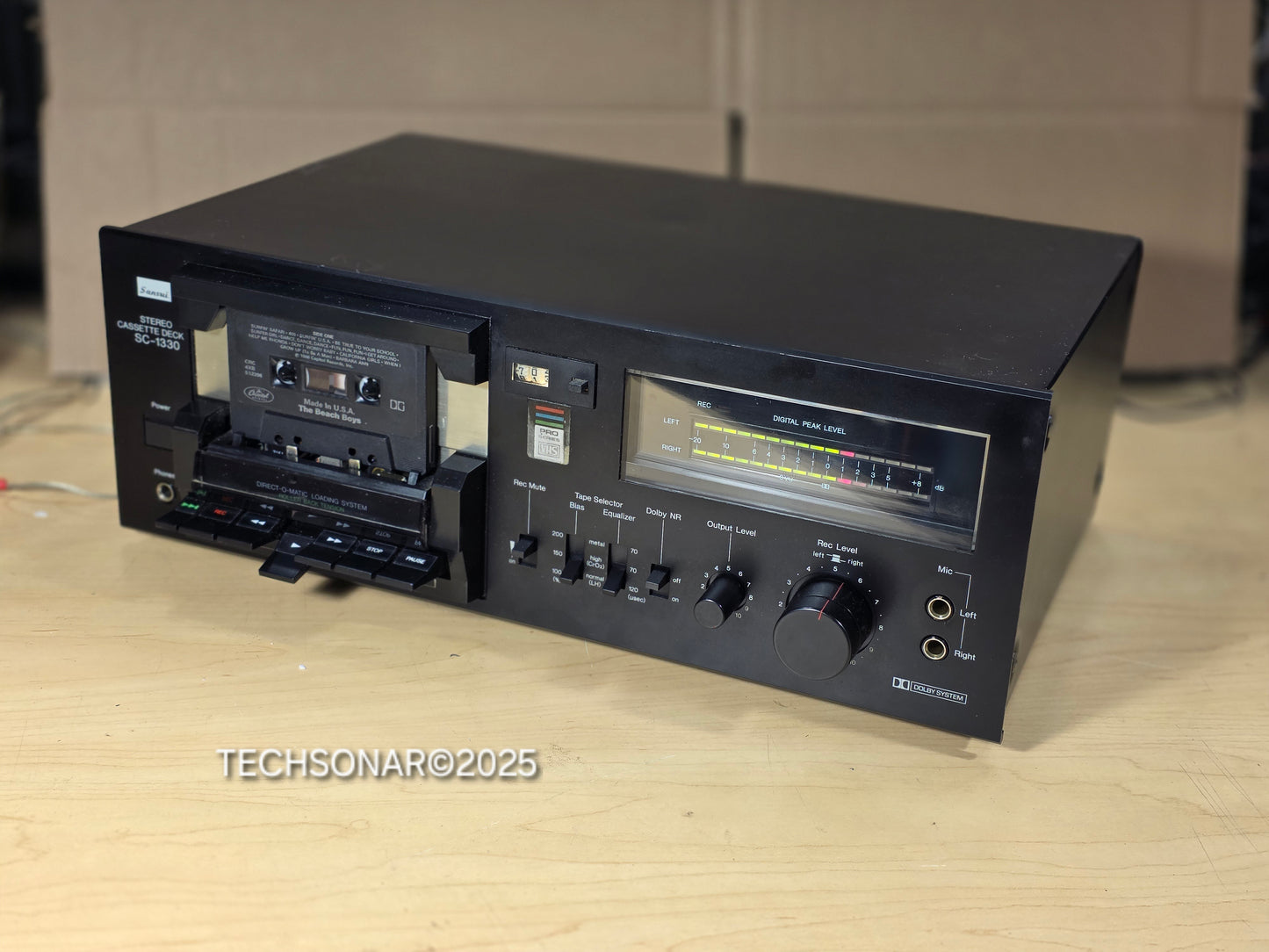 Sansui Cassette Deck SC-1330 Repaired and tested for working OK