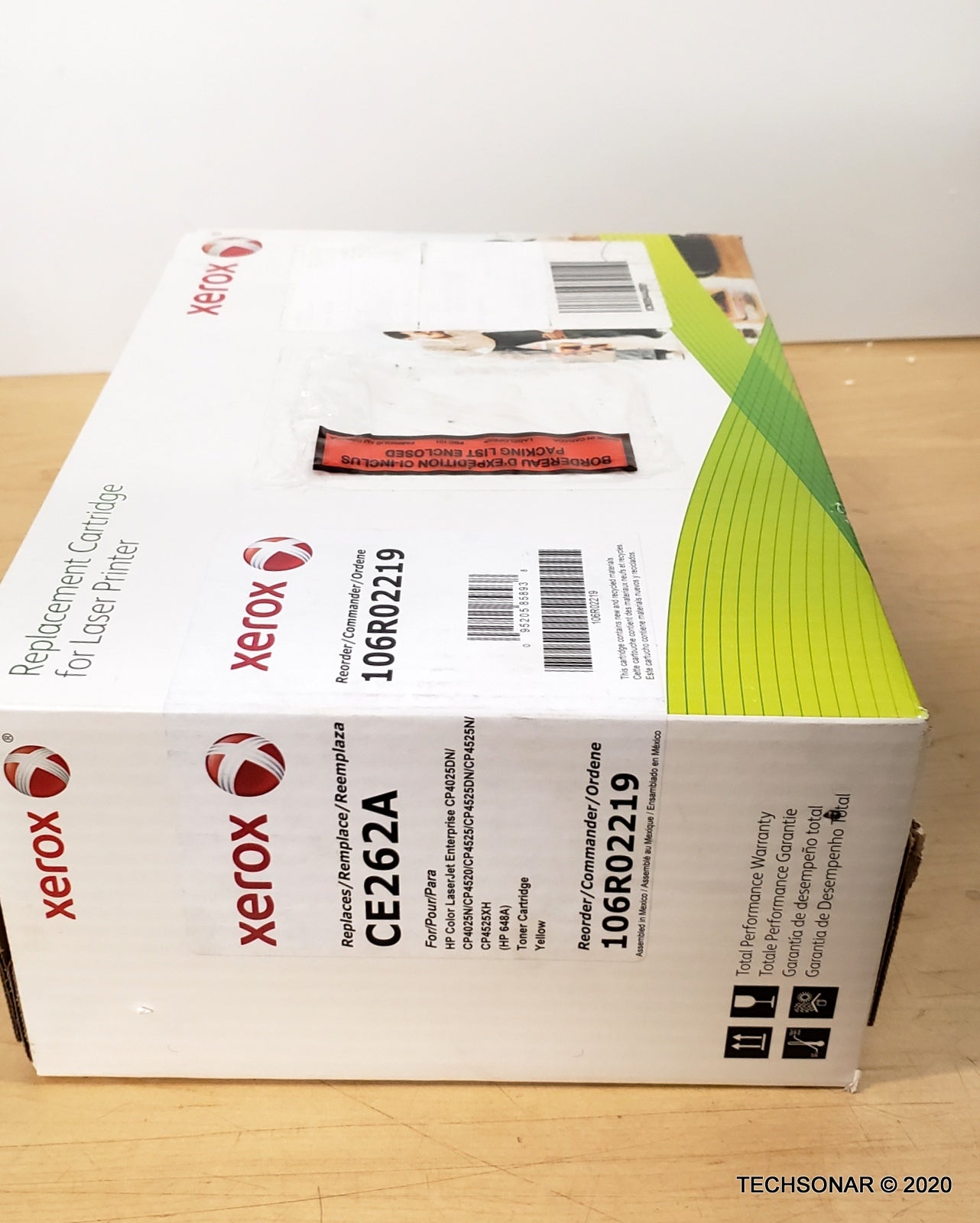 Xerox CE262A or 106R02219 Replacement Yellow Toner Cartridge