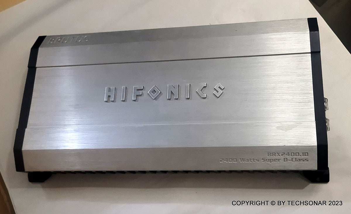Hifonics BRX2400.1D Brutus Class D 2400W RMS 1 Ohm Mono Car Subwoofer Amplifier