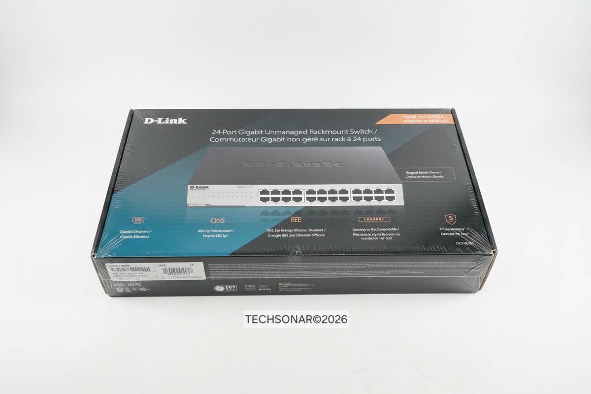 D-Link DGS-1024C 24-Port Gigabit Unmanaged Rackmount Switch