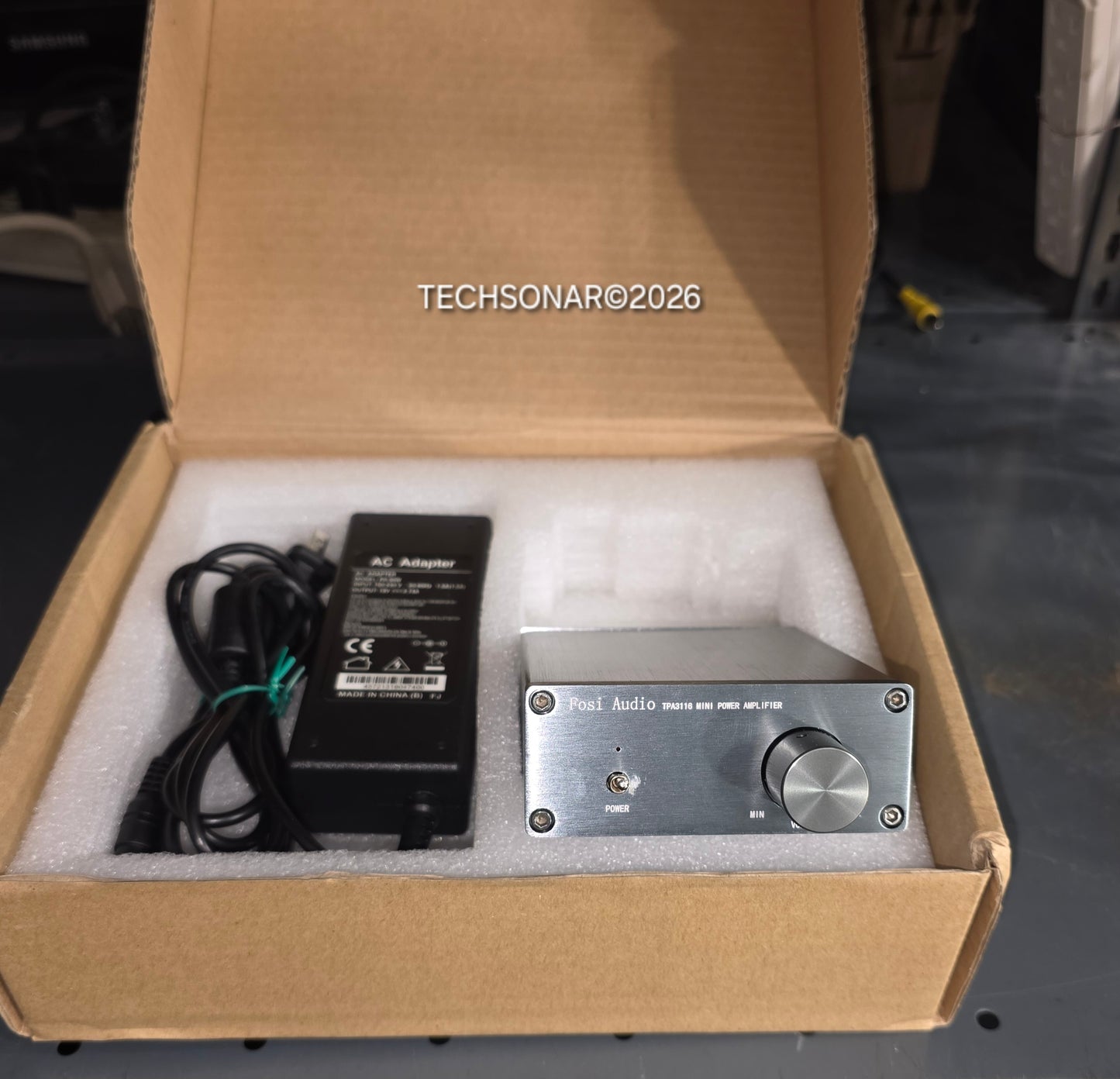 FOSI AUDIO TPA3116 MINI 2CH ClassD amp, SLIGHTLY USED W/ Power Supplies