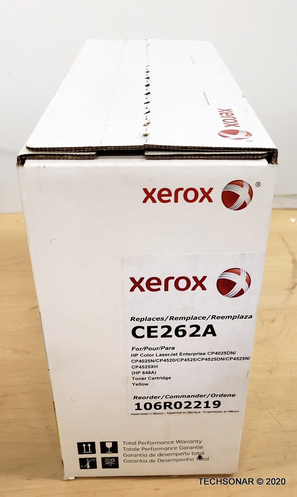 Xerox CE262A or 106R02219 Replacement Yellow Toner Cartridge
