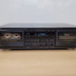 Denon DRW-660 Stereo Double Cassette Tape Deck FOR PARTS NOT WORKING