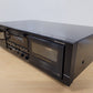 Denon DRW-660 Stereo Double Cassette Tape Deck FOR PARTS NOT WORKING