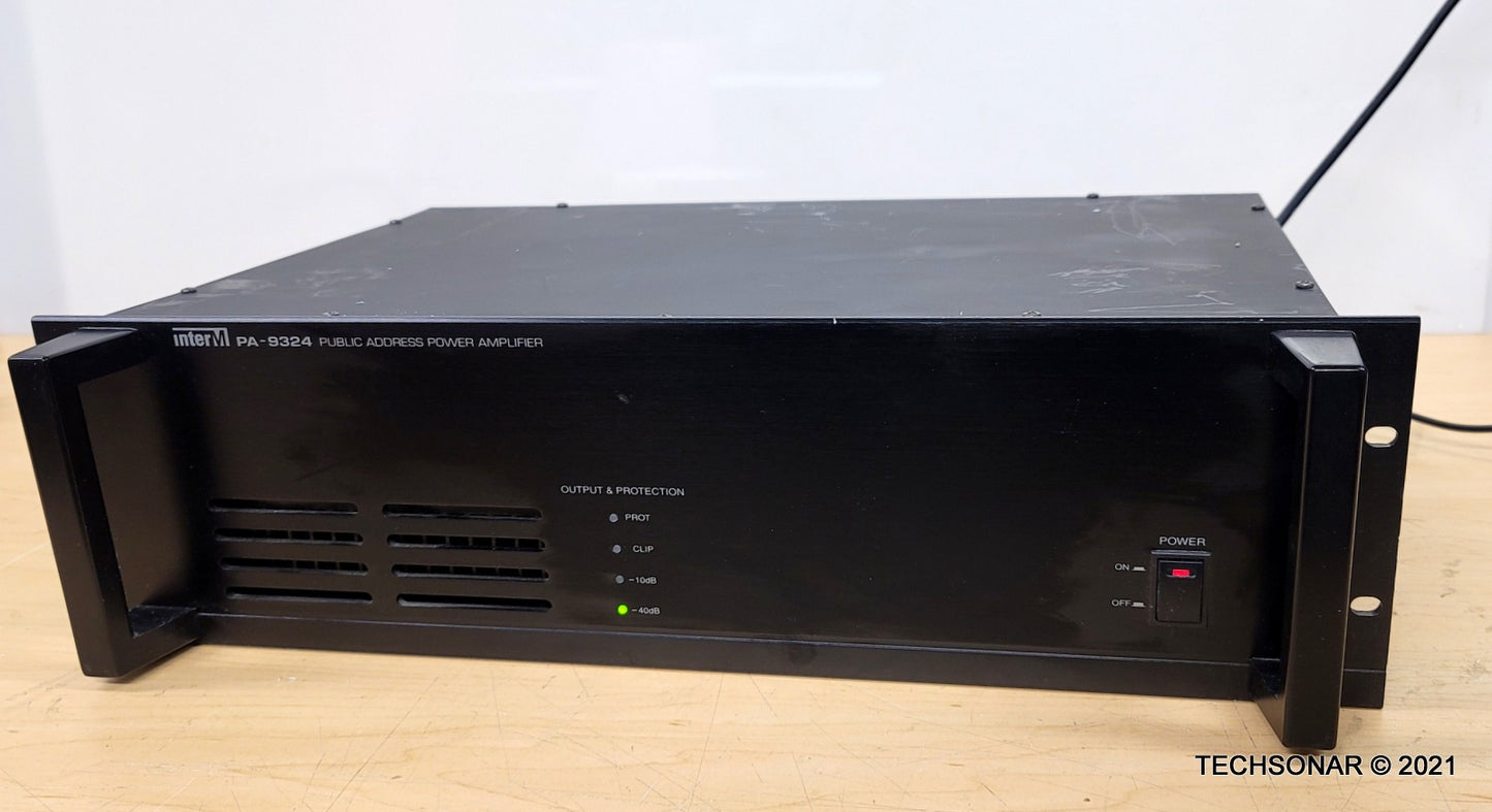 InterM PA-9324 Public Address Power Amplifier Output Power 240w