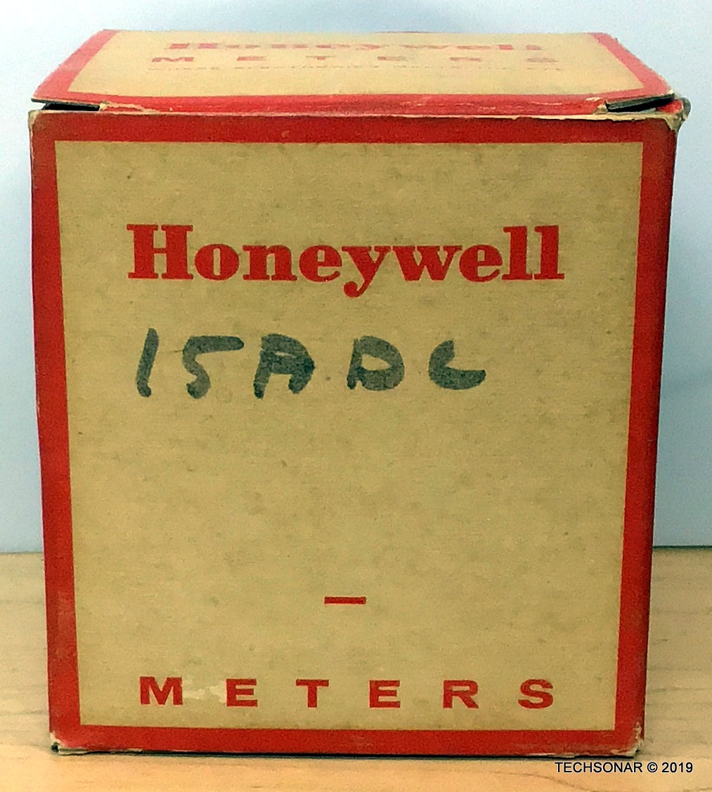 Honeywell model HS2Z Vintage Current Meter,  0 to 15 DC Range,  type  MR26W015DCAAR